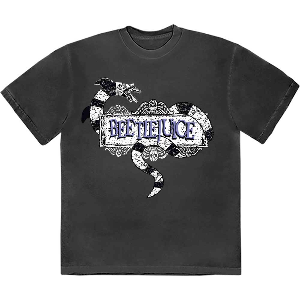 Beetlejuice - Snake Badge T-shirt Homme - Noir